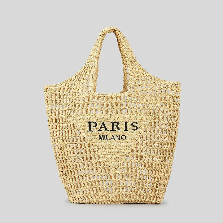 BowLift | Net straw crochet beach bag