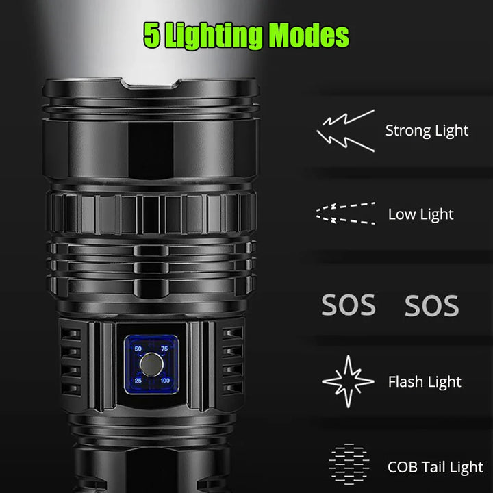 BowLift | Rechargeable 10000 Lumen LED Torch 1+1 FREE – Striker