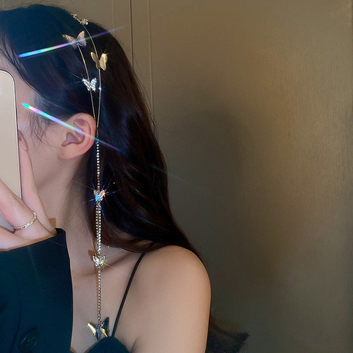 BowLift | Crystal Dreamweaver Mosaic Butterfly Headband