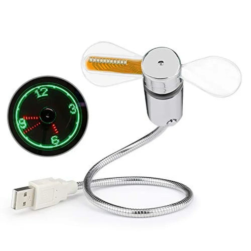 BowLift | USB LED Fan Clock