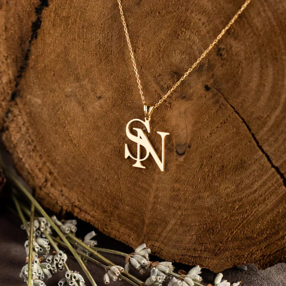 BowLift | Minimal Personalized Monogram Necklace