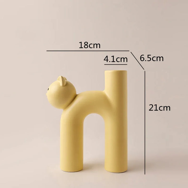 BowLift | Mini Cat Elegant Minimal H-shaped Flower Vase