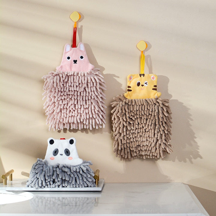 BowLift | Quick Water Absorber Bear Plush Hand Towel