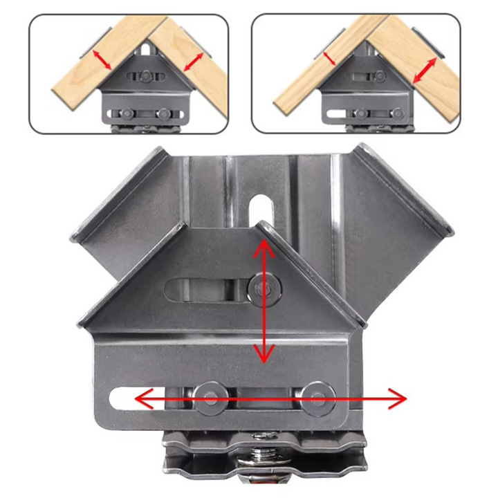 BowLift | Precision 90° Stainless Steel Corner Clamp for Woodworking