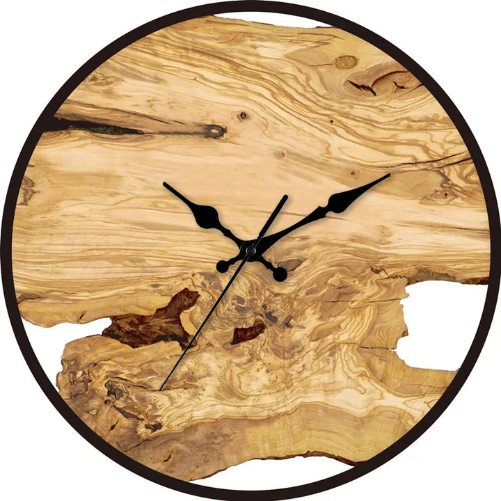 BowLift | Silent wall clock made of acrylic and wood