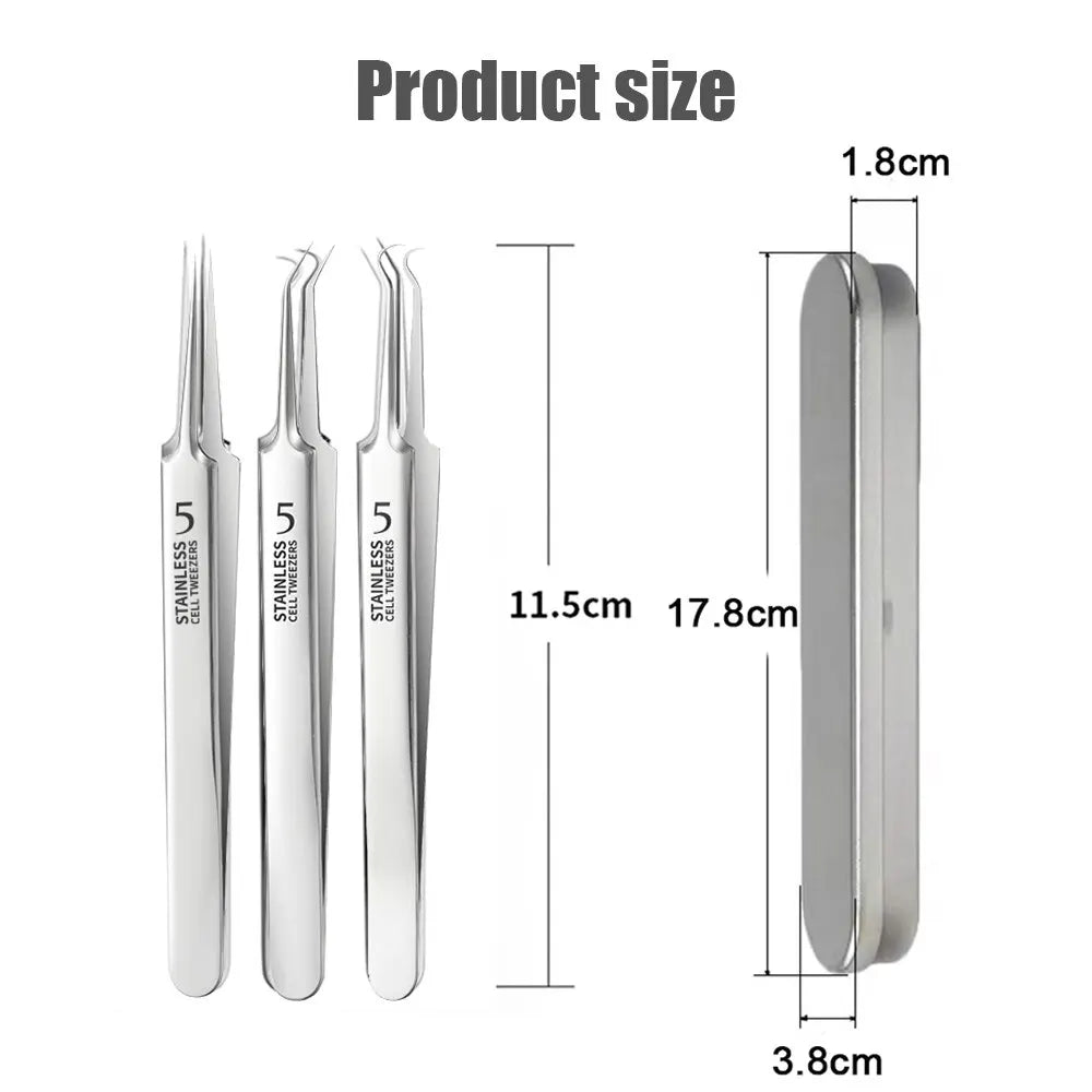 BowLift | Stainless Steel Blackhead Remover Tool - 3Pcs Set