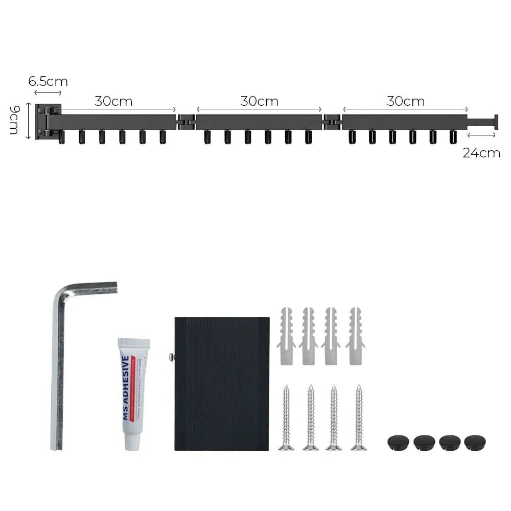 BowLift | out clothes horse - Wall-mounted aluminium clothes dryer