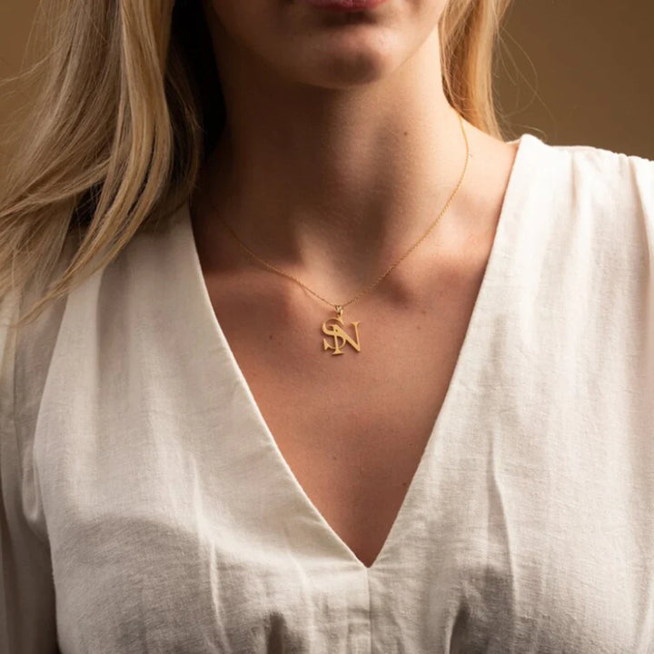 BowLift | Minimal Personalized Monogram Necklace