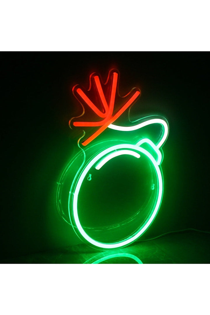 LED Neon Sign Decor with Acrylic Display