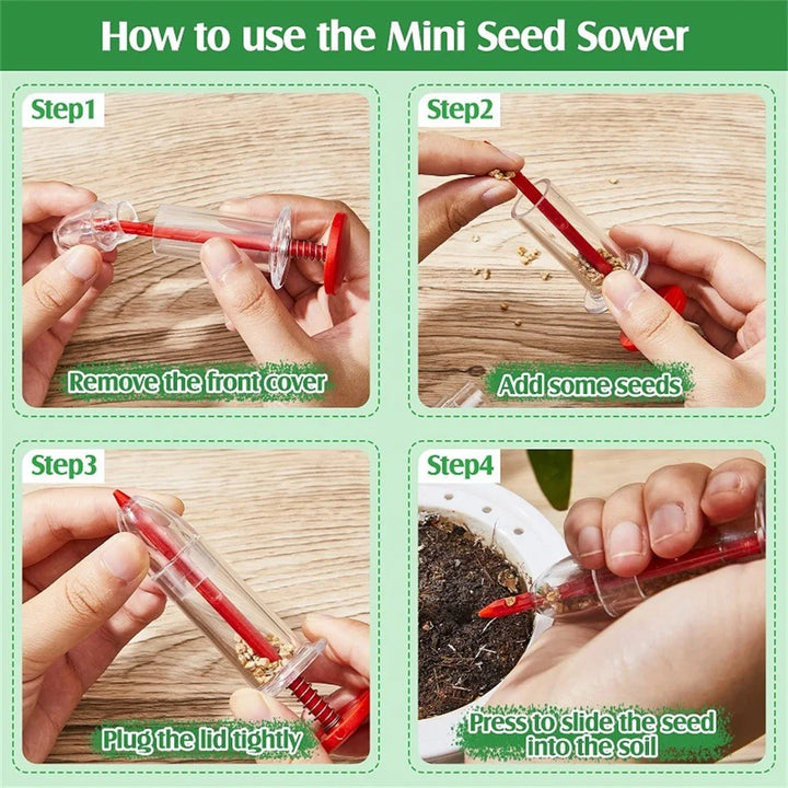 BowLift | Needle Seed Spreader for Garden – Precise Plant Seed Dispenser for Even Seeding