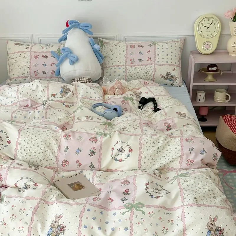 BowLift | Soft Flowers Bedding Set