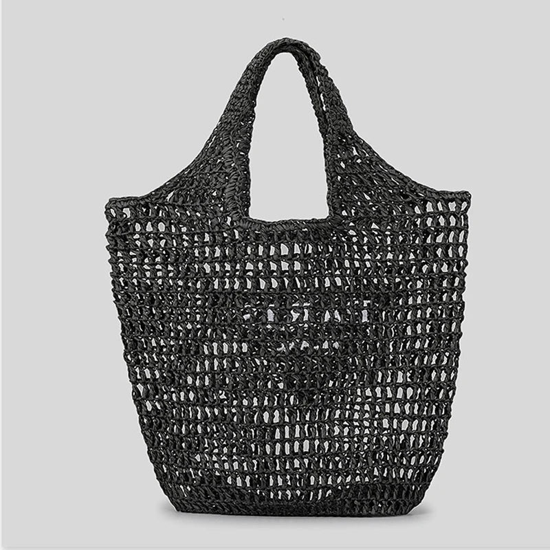 BowLift | Net straw crochet beach bag