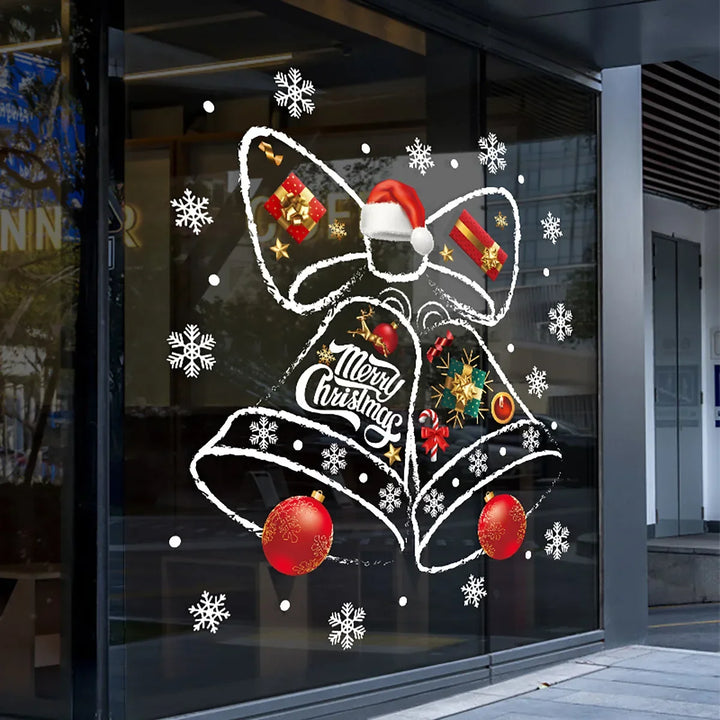 BowLift | BellWindowDecor | Creative Christmas Window Stickers