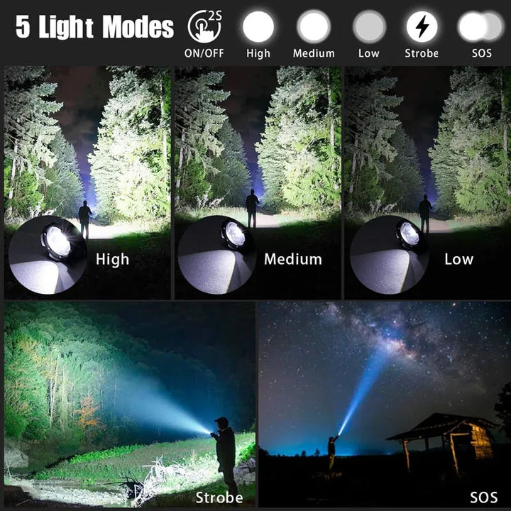 BowLift | Powerful Rechargeable Emergency Flashlight – High Luminous Output