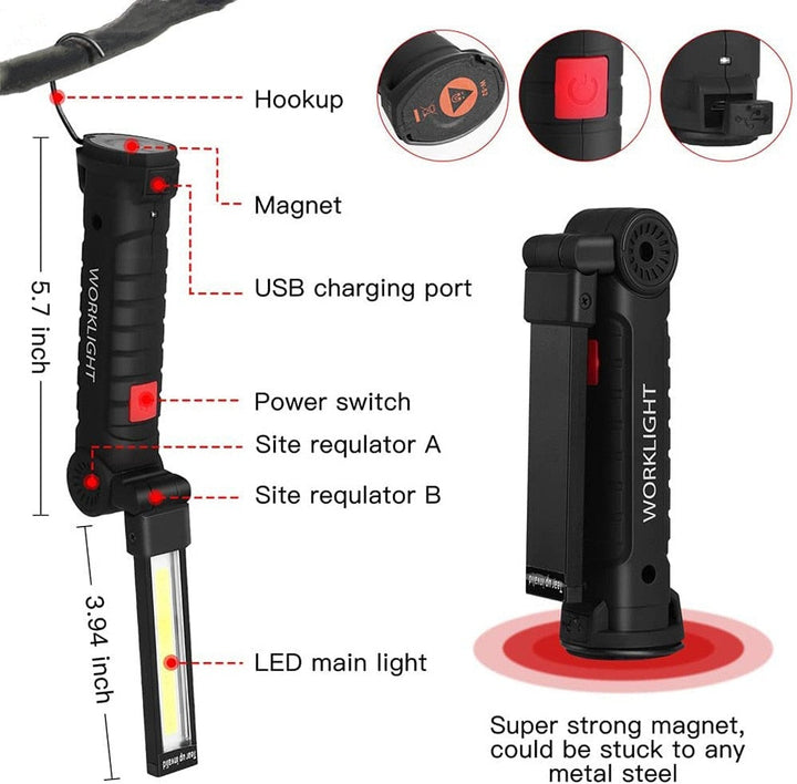 BowLift | Magnetic Rechargeable Flashlight
