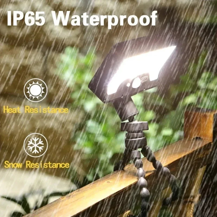 BowLift | Flexible Tripod Solar Powered Motion Sensor Outdoor Light