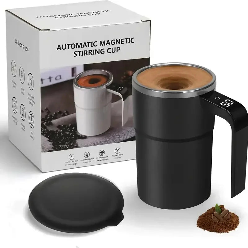 BowLift | Digital Temperature Display Self Stirring Coffee Mug