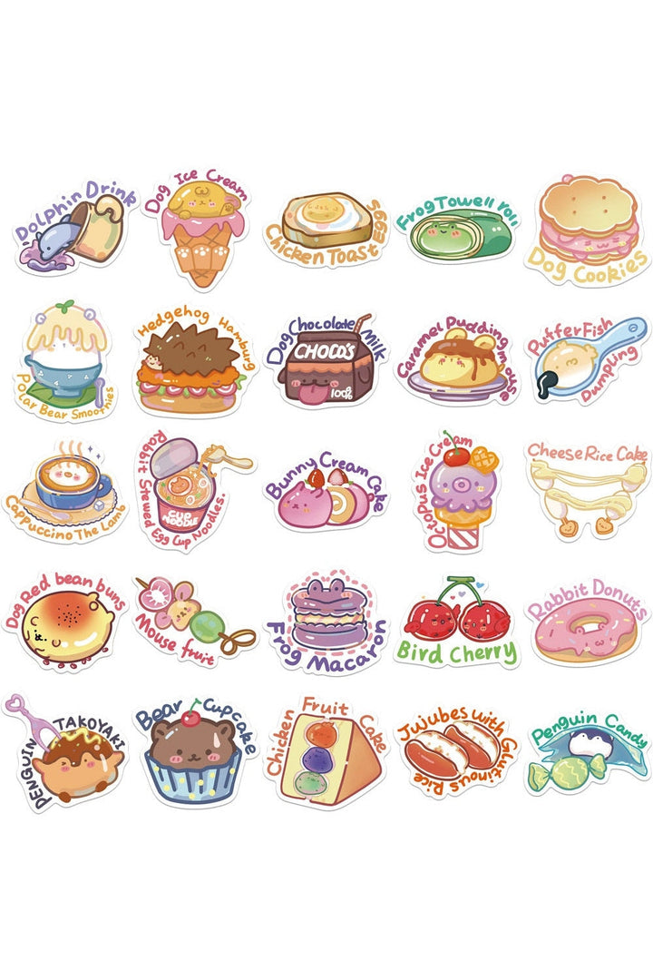 cute food stickers | Bowlift