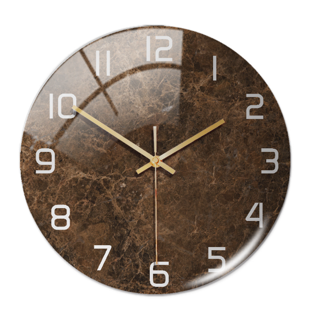 BowLift | Stylish Marble Wall Clock with Silent Mechanism