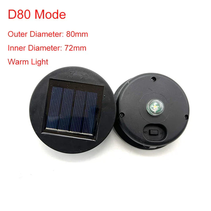 BowLift | GlowJar Solar Deck Lights | Solar Powered | Warm White LED Fairy Lights | For Garden & Balcony