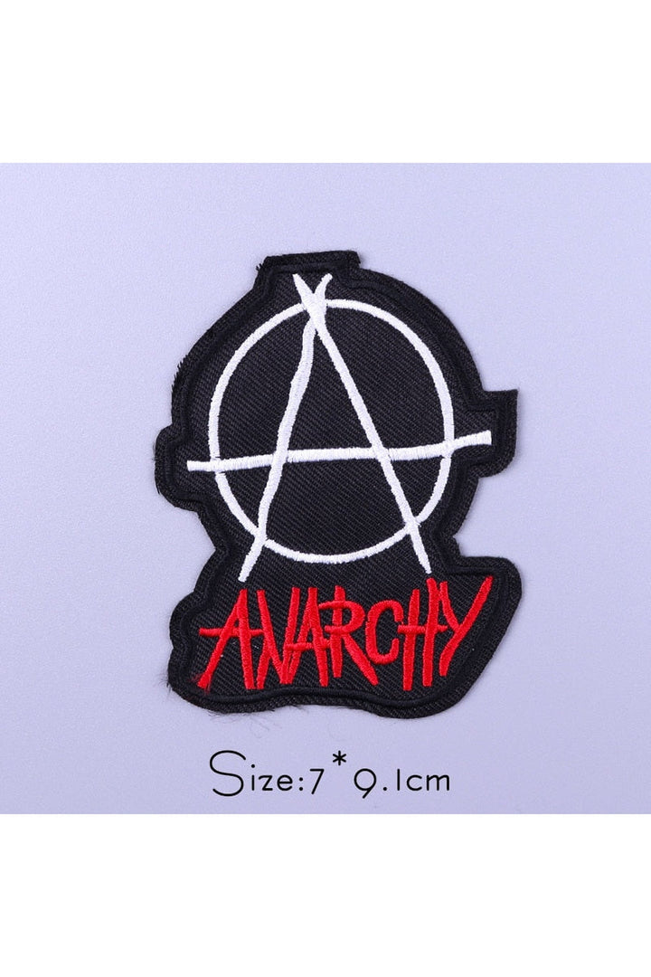 Punk Style Embroidered Patches | Bowlift
