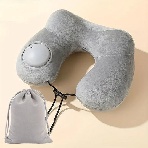 BowLift | Neckiva Neck Pillow | Ergonomic & Ultra-light | Micro-Velours | Portable with Bag