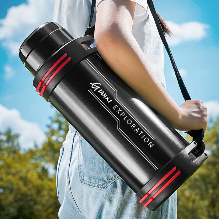 BowLift | Giant Drink Stainless Steel Thermos Bottle