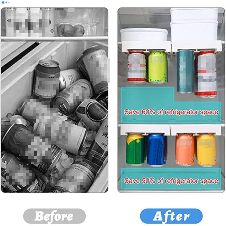 BowLift | Refrigerator Beverage Organizer Slide Rack