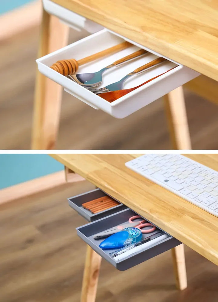 BowLift | Self-Adhesive Desk Hidden Storage Box