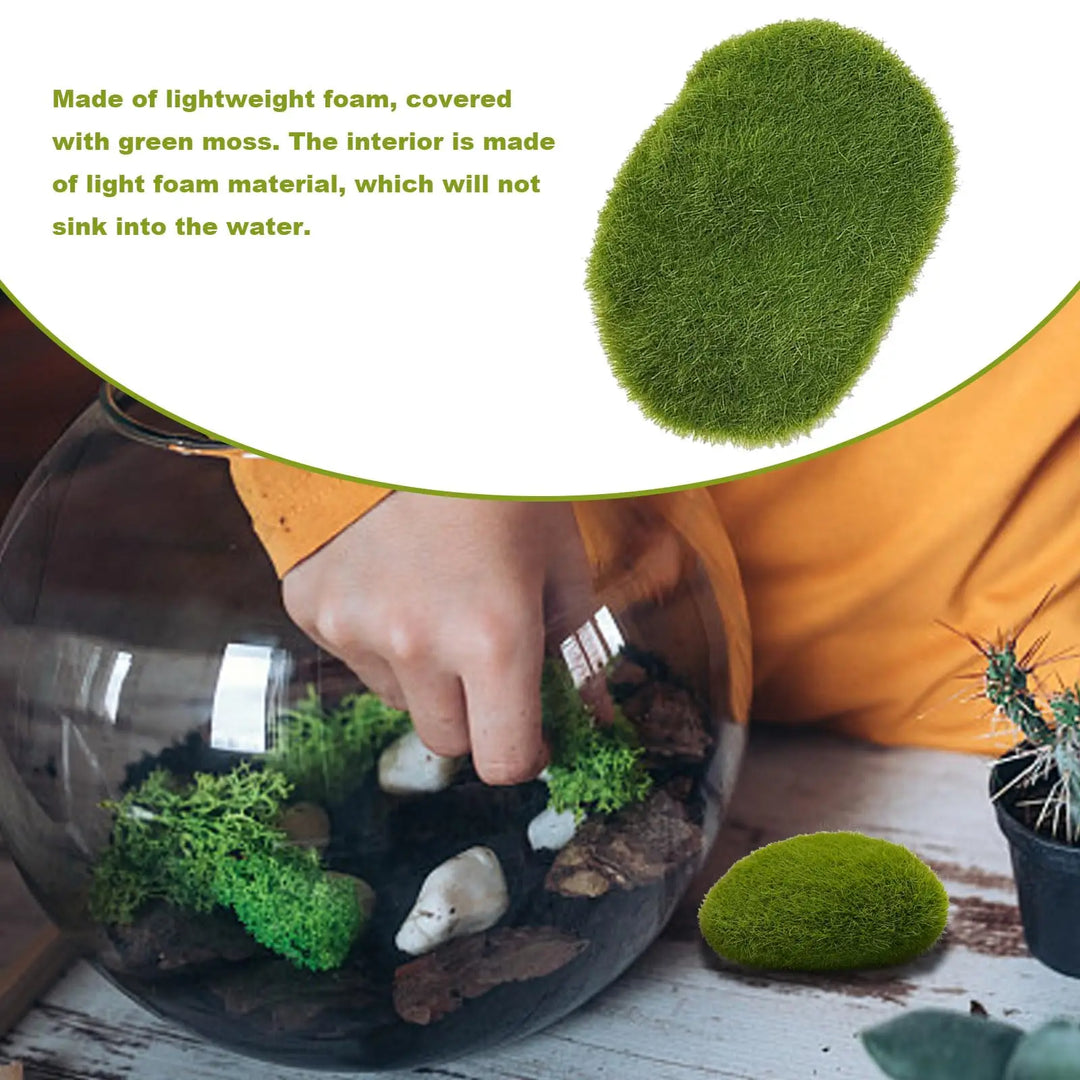 BowLift | MossAura Floravio | Decorative Moss Stones | Easy Care & Versatile | For Creative Projects
