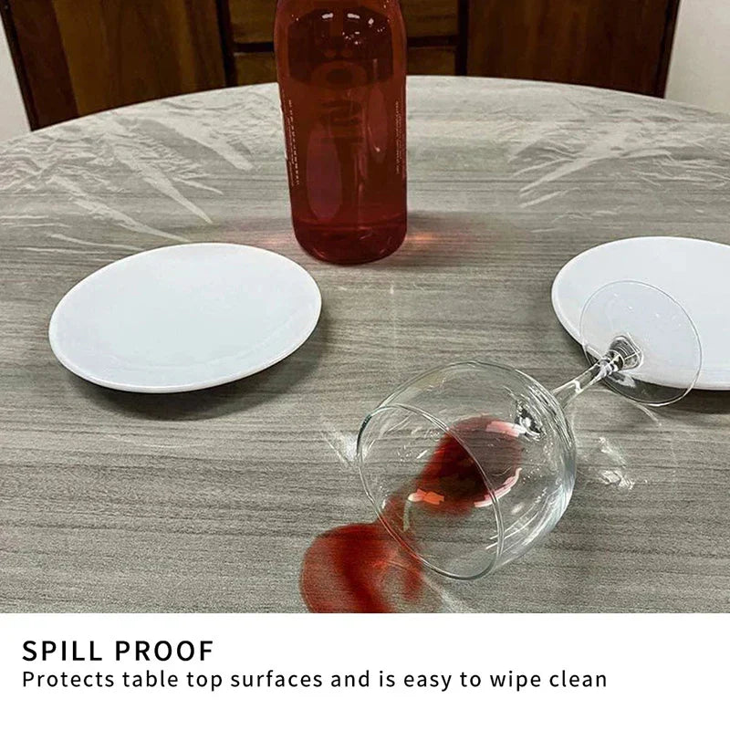 BowLift | Transparent PVC Waterproof Long Life Protective Table Cover