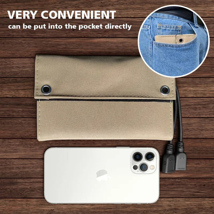BowLift | Portable Solar Panel USB Power Bank
