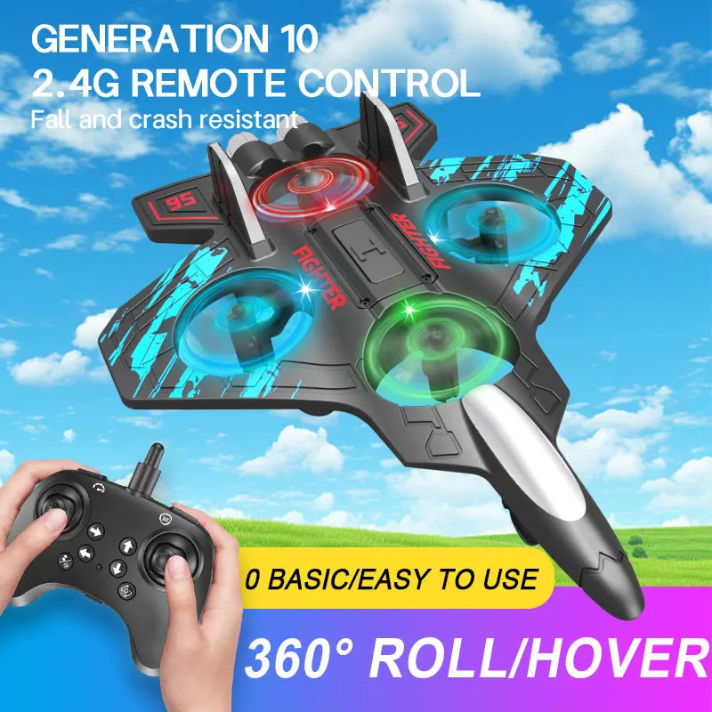 BowLift | Fighter Stunt Remote Control Foam Jet Plane
