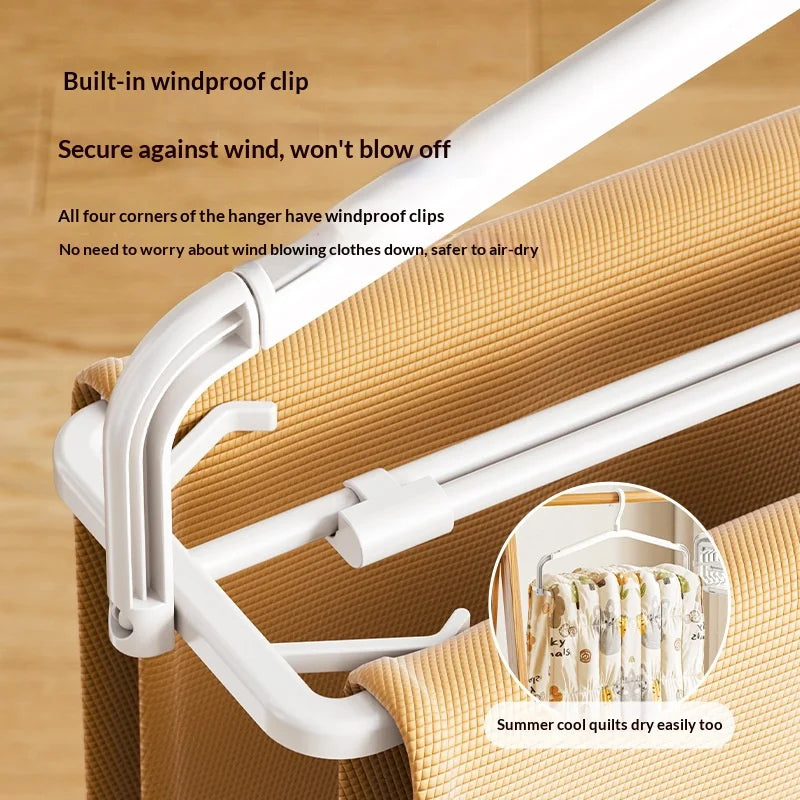 Fold Away ExtendaBowlifte Laundry Hanger Rack | Bowlift