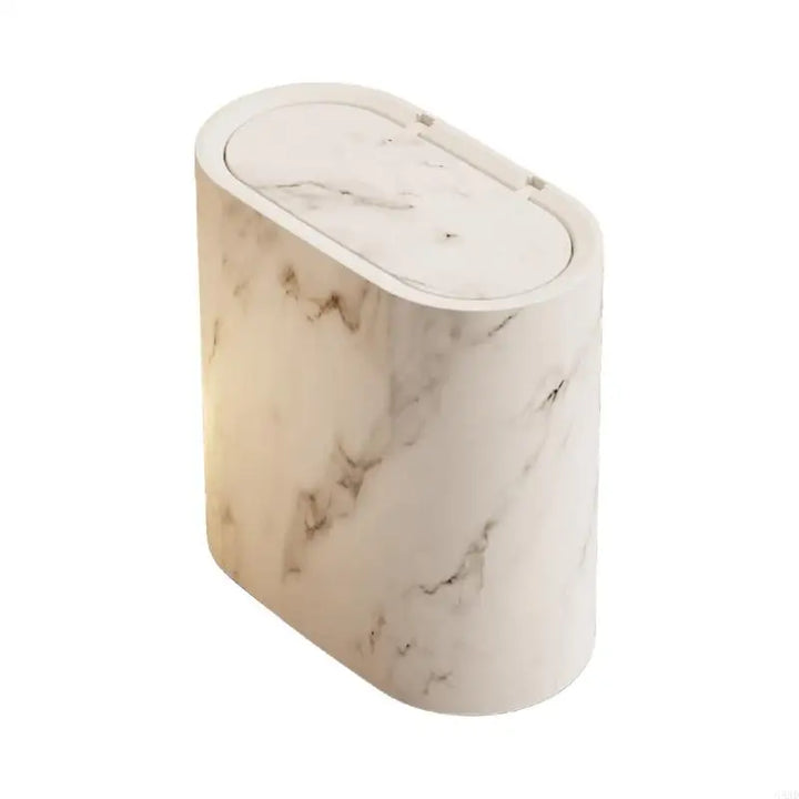 EcoHide Compact Trash Can with Hidden Lid Bowlift
