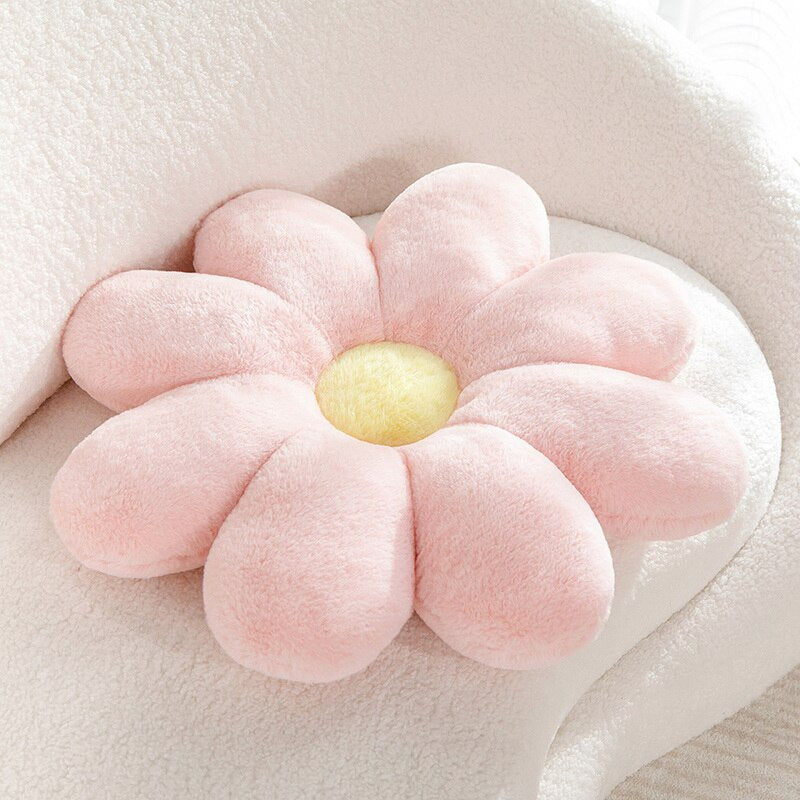 Fluffy Daisy Cushion - Pastel | Bowlift