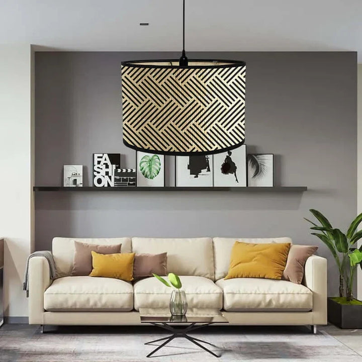 BowLift | Art Deco Drum Lampshade