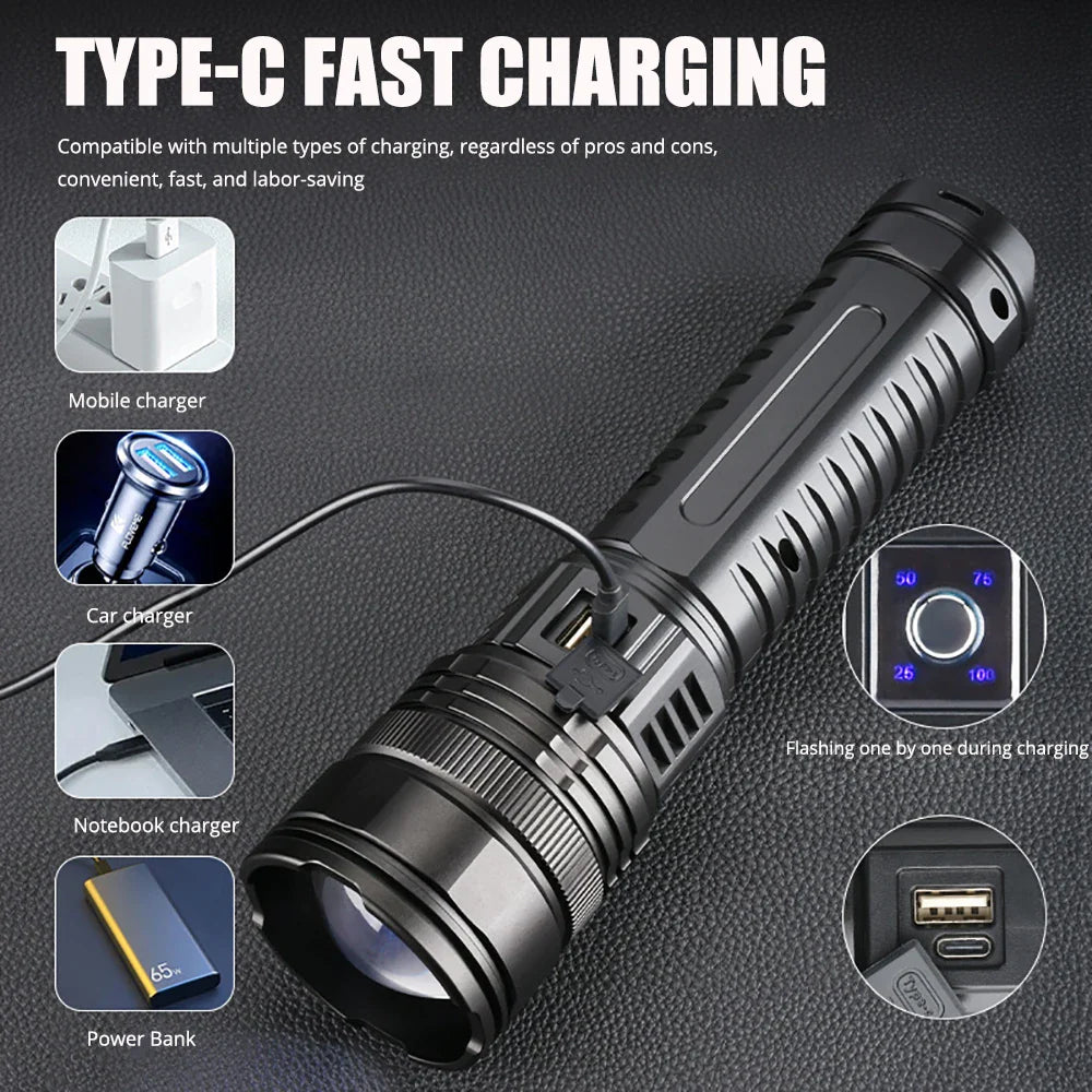 BowLift | Rechargeable 10000 Lumen LED Torch 1+1 FREE – Striker