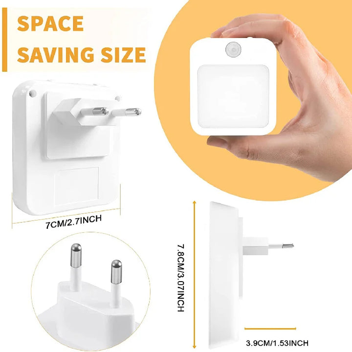BowLift | Sensilux Mini LED Night Light | With Motion Sensor | Warm & Cool White | For Hallway, Bedroom & Bathroom