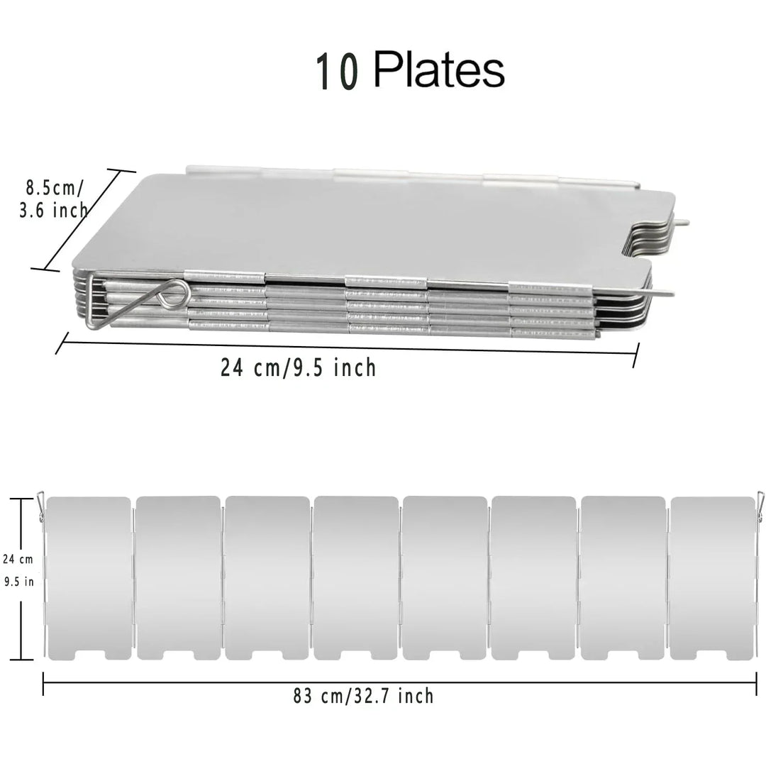 BowLift | CampWind Flexible Windbreak | Compact & Portable | For Gas Stoves & Outdoor Cooking
