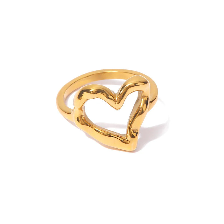 BowLift | 18k Melted Heart Ring