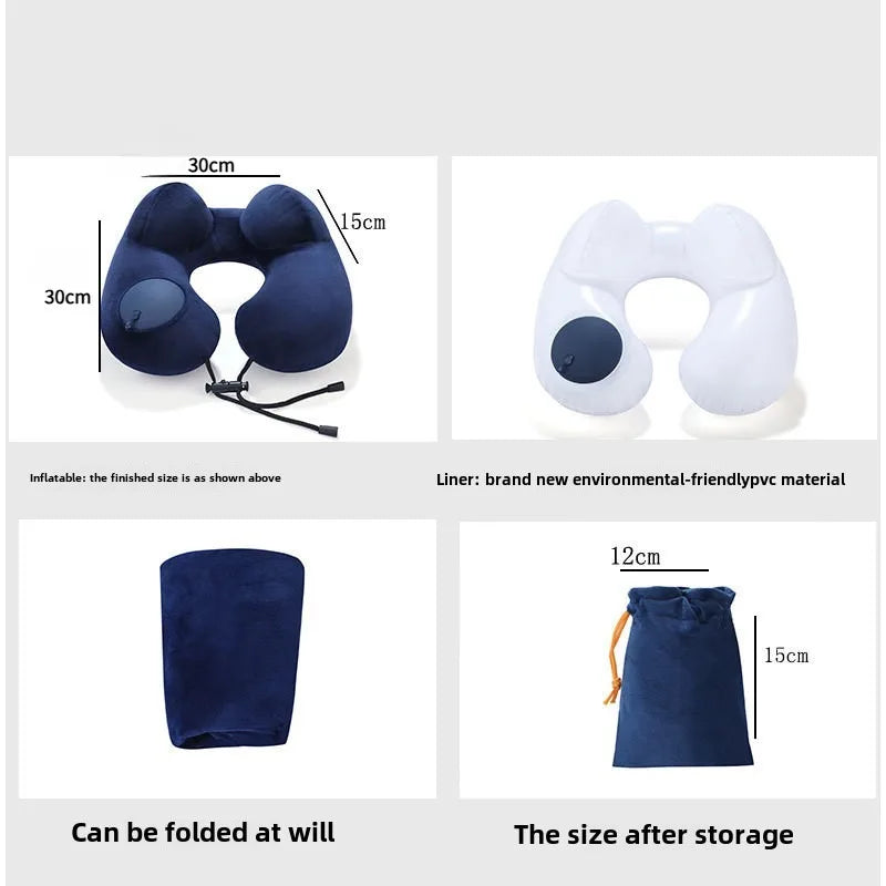 BowLift | Neckiva Neck Pillow | Ergonomic & Ultra-light | Micro-Velours | Portable with Bag