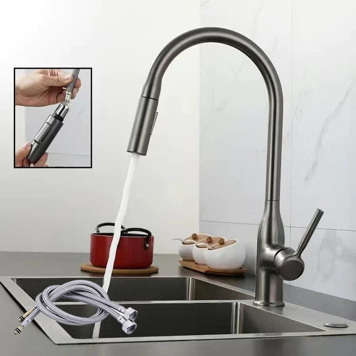 BowLift | PureFlow - Kitchen Tap with Retractable Hand Shower