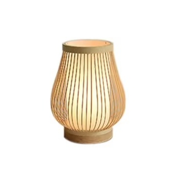 BowLift | Zen-Inspired Bamboo Table Lamp for Bedroom and Living Room
