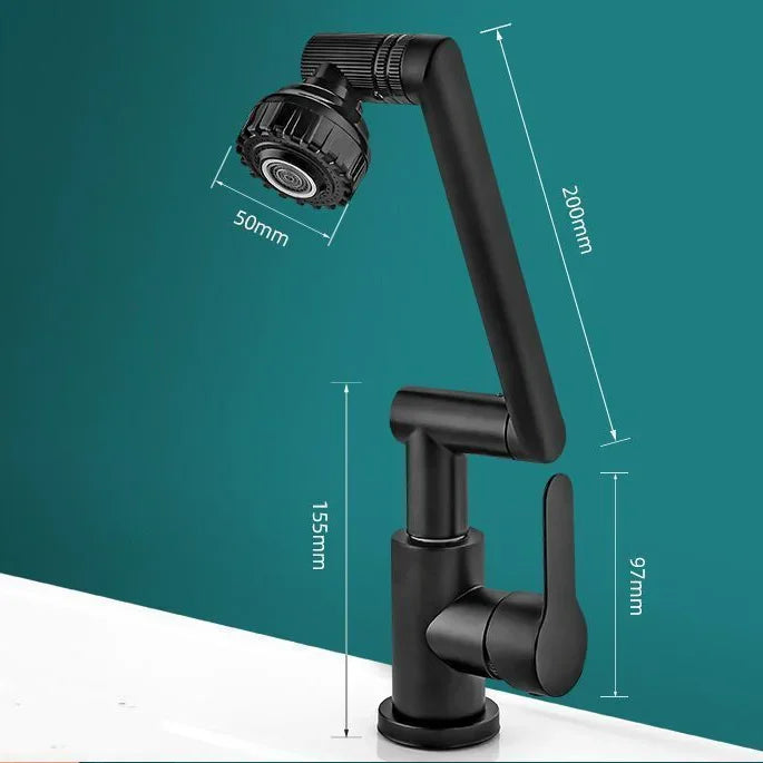 BowLift | Splash-Proof Mechanical Universal Rotatable Arm Faucet