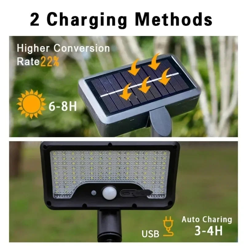 BowLift | Flexible Tripod Solar Powered Motion Sensor Outdoor Light