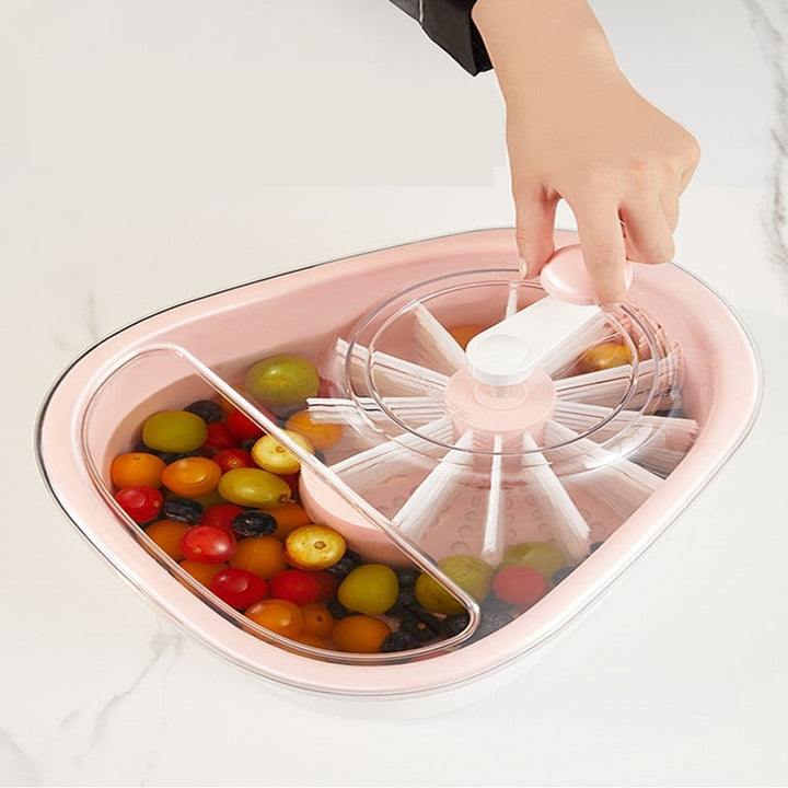 Manual Fruit and Vegetable Washing Drainer Basket