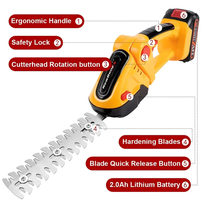 BowLift | Rapid Trim Cordless Powerful Handheld Mower Tool