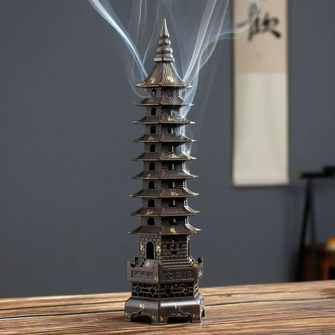 BowLift | Zen Tower-Style Smoke Waterfall Incense Burner