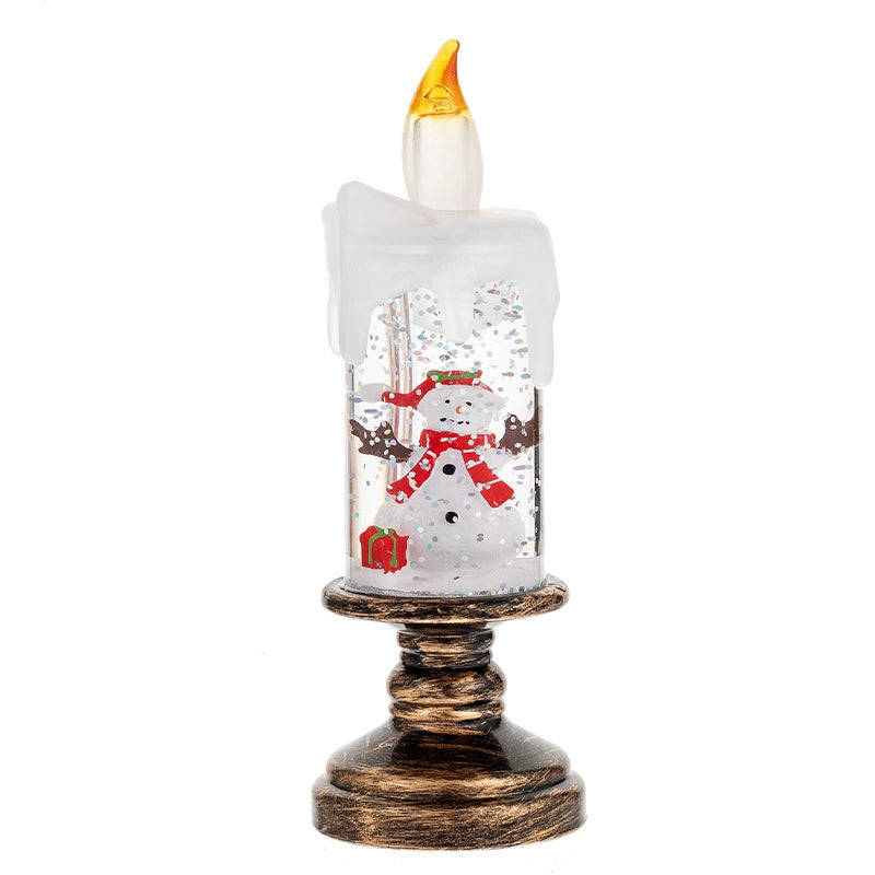 Creative Snowflake Crystal Ball Candle Light